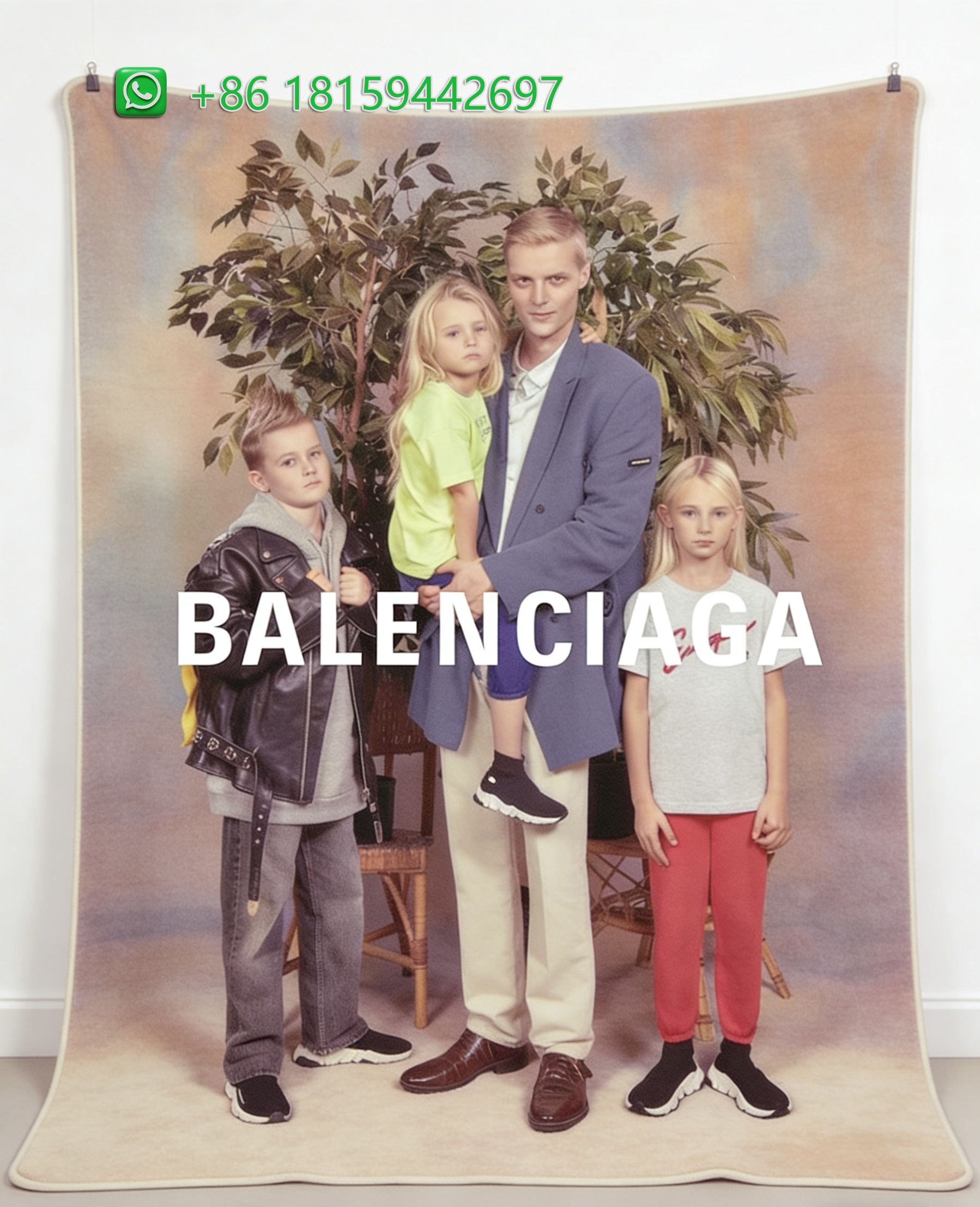 Balenciaga Throw Blankets